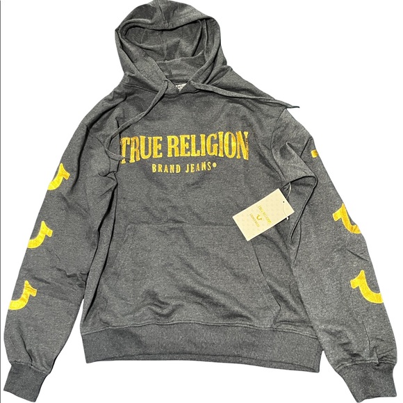 True Religion Other - True Religion Hoodie Sweater 90’s Vintage Retro Mens Size Large NWT